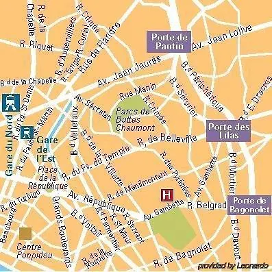 Отель Gambetta Париж